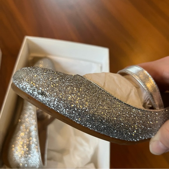 IL GUFO |  Argento Glittered Ballet Flats 
Size EU 31 [like a US size 1] - Picture 7 of 9